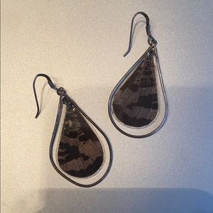Butterfly Earrings with real wings